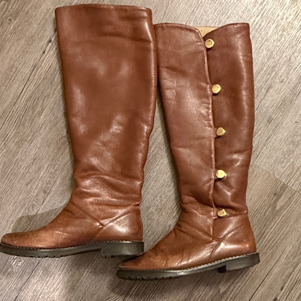Michael Kors Brown Over the Knee Boots
